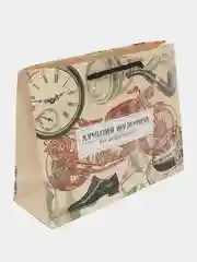 Пакет подарочный "Лучшему мужчине во всем мире", MS 23 х 18 х 8 см