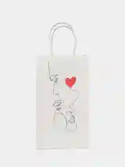 Пакет подарочный "Love", 12 х 21 х 9 см