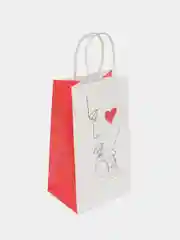 Пакет подарочный "Love", 12 х 21 х 9 см