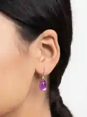 Фиолетовый серьги