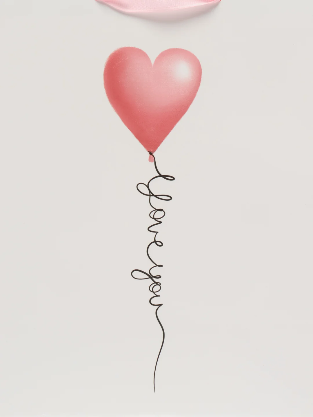 Пакет подарочный "Love you", 18 х 23 х 10 см