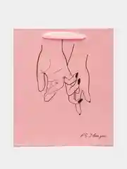 Пакет подарочный "I love you", 23 х 27 х 11,5 см