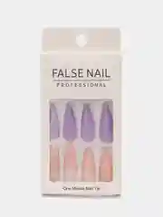 Фиолетовый накладные ногти, 24 штуки