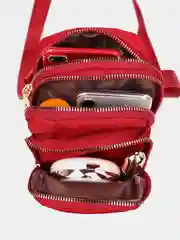 Алый сумка через плечо женская и мужская