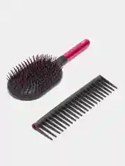 Профессиональная домашняя расческа для укладки, 2 в 1, Detangling