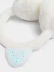 Белый наушники детские меховые / Наушники зимние с мехом, теплые