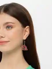 Красный серьги изображение " Конохи, Акацуки ,Сюрикен,Кунай " из аниме "Наруто"