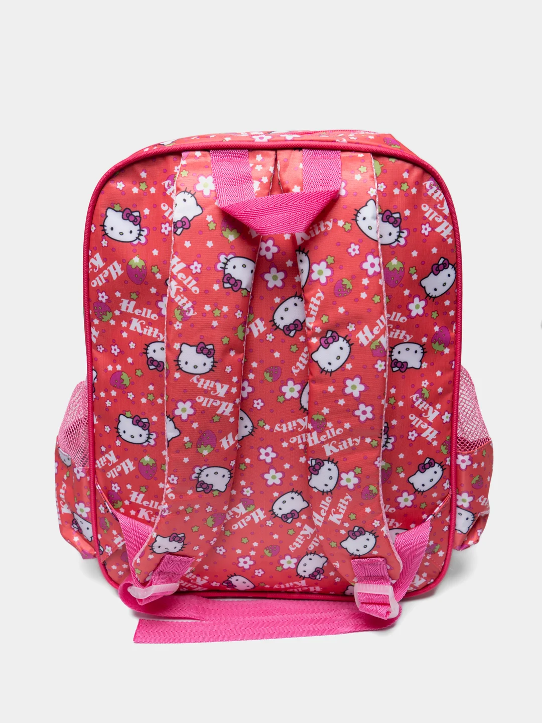 Коралловый детский рюкзак Hello Kitty (Хеллоу Китти), школьный