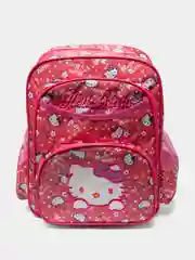 Коралловый детский рюкзак Hello Kitty (Хеллоу Китти), школьный
