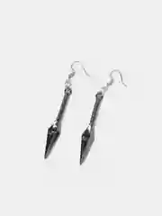 Серый серьги изображение " Конохи, Акацуки ,Сюрикен,Кунай " из аниме "Наруто"