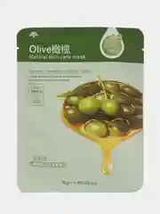 Оливковый увлажняющая тканевая маска для лица