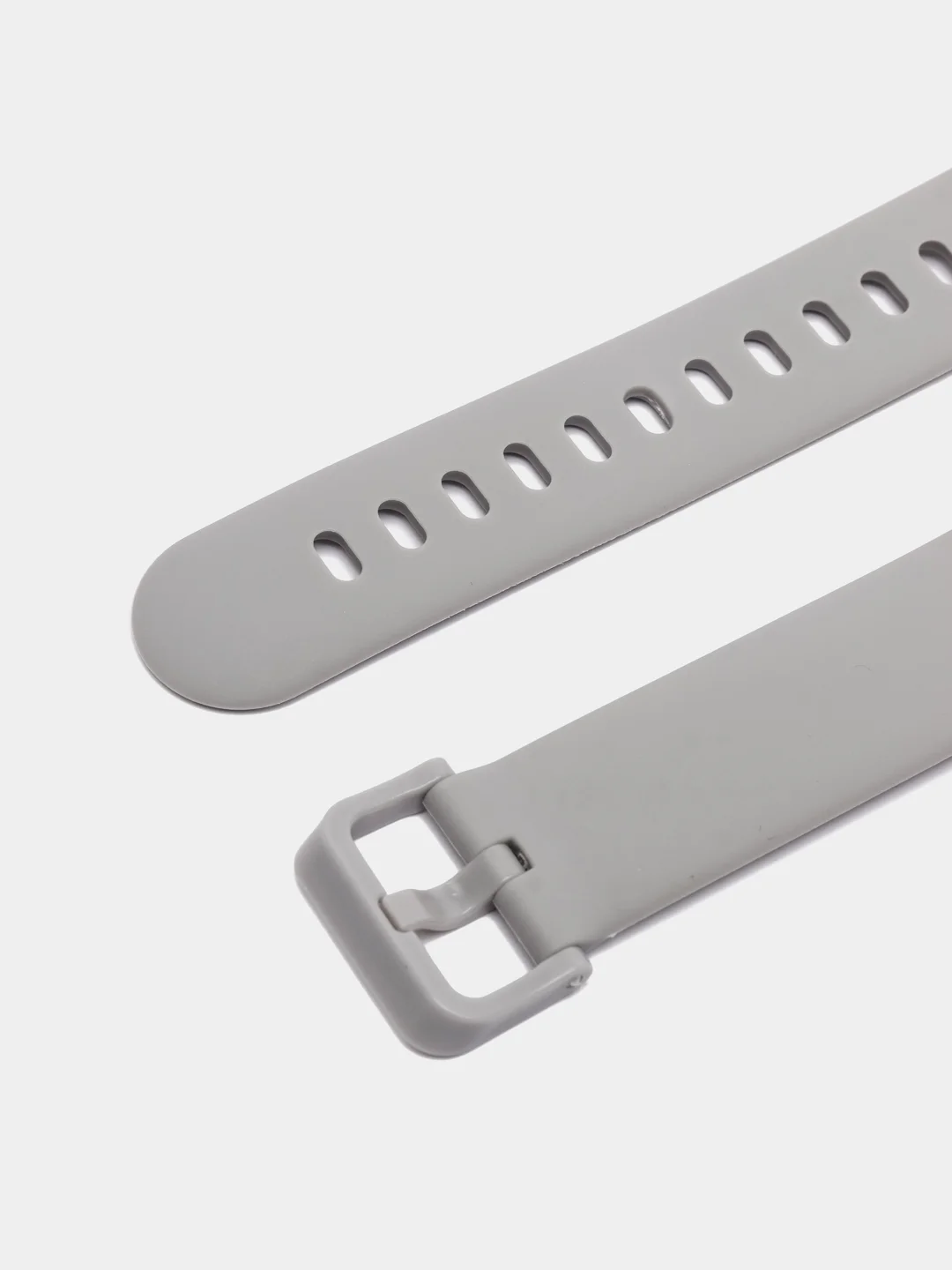 Серый силиконовый ремешок для Xiaomi Mi Band 7 Pro