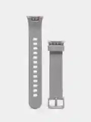 Серый силиконовый ремешок для Xiaomi Mi Band 7 Pro