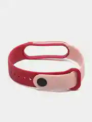 Розовый ремешок силиконовый для Xiaomi Mi Band 5, Mi Band 6