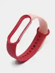 Розовый ремешок силиконовый для Xiaomi Mi Band 5, Mi Band 6