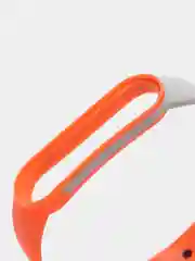 Оранжевый ремешок силиконовый для Xiaomi Mi Band 5, Mi Band 6