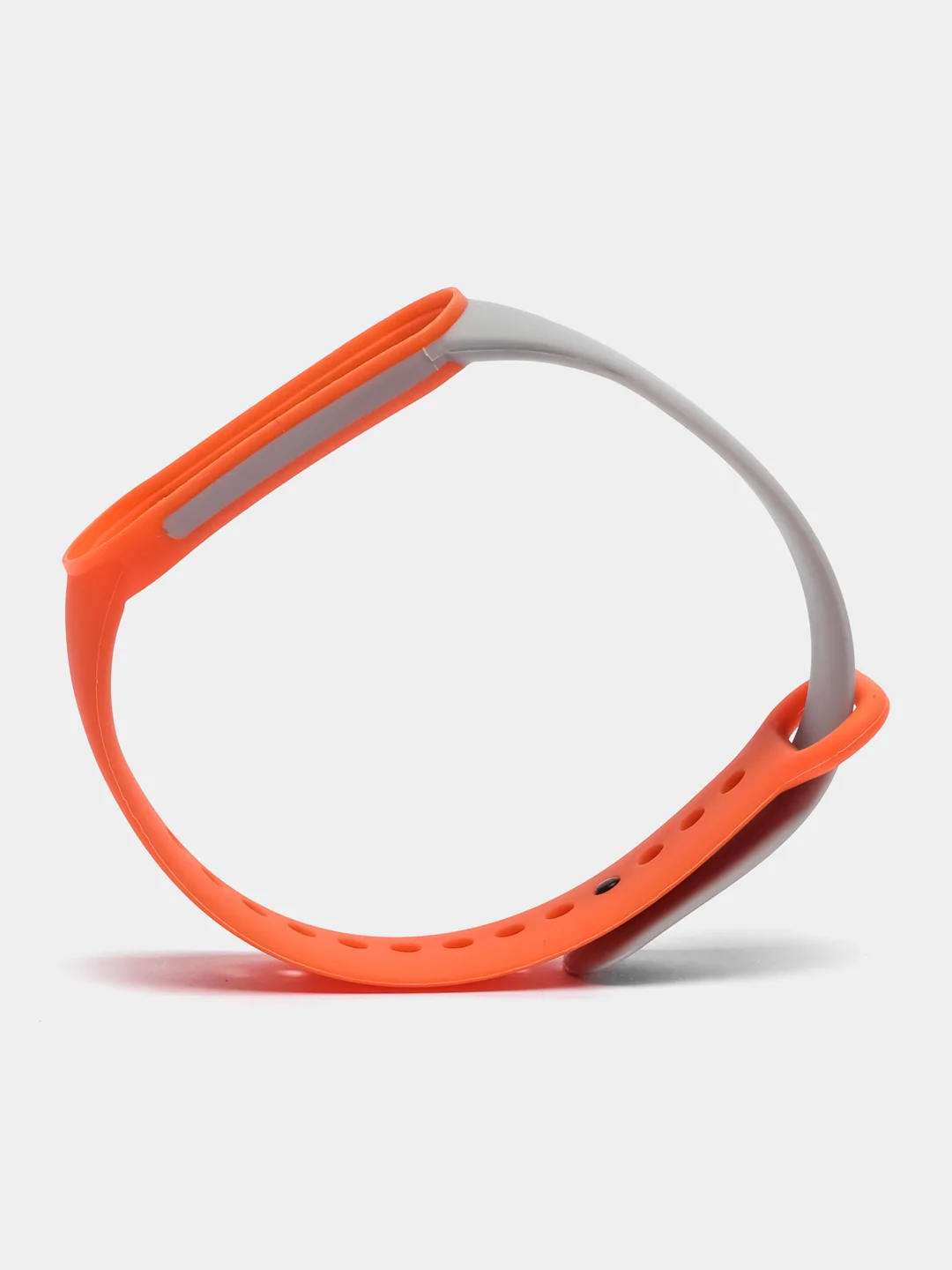 Оранжевый ремешок силиконовый для Xiaomi Mi Band 5, Mi Band 6