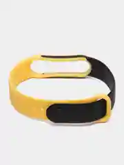 Желтый ремешок силиконовый для Xiaomi Mi Band 5, Mi Band 6