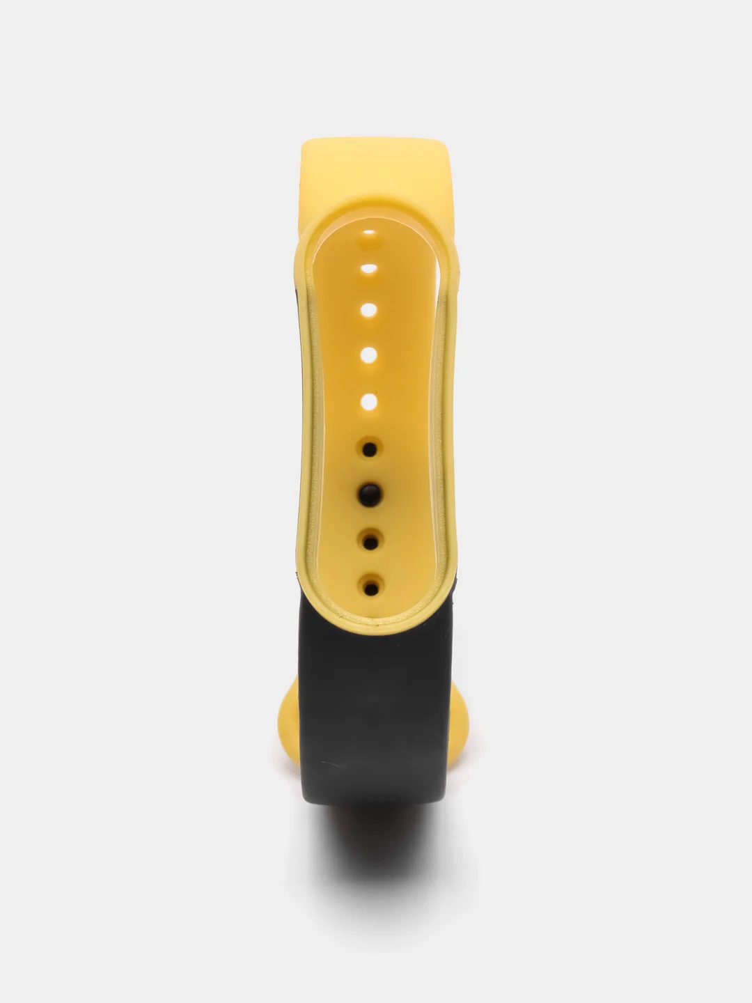 Желтый ремешок силиконовый для Xiaomi Mi Band 5, Mi Band 6