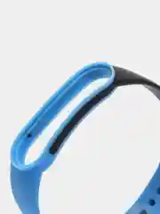 Синий ремешок силиконовый для Xiaomi Mi Band 5, Mi Band 6