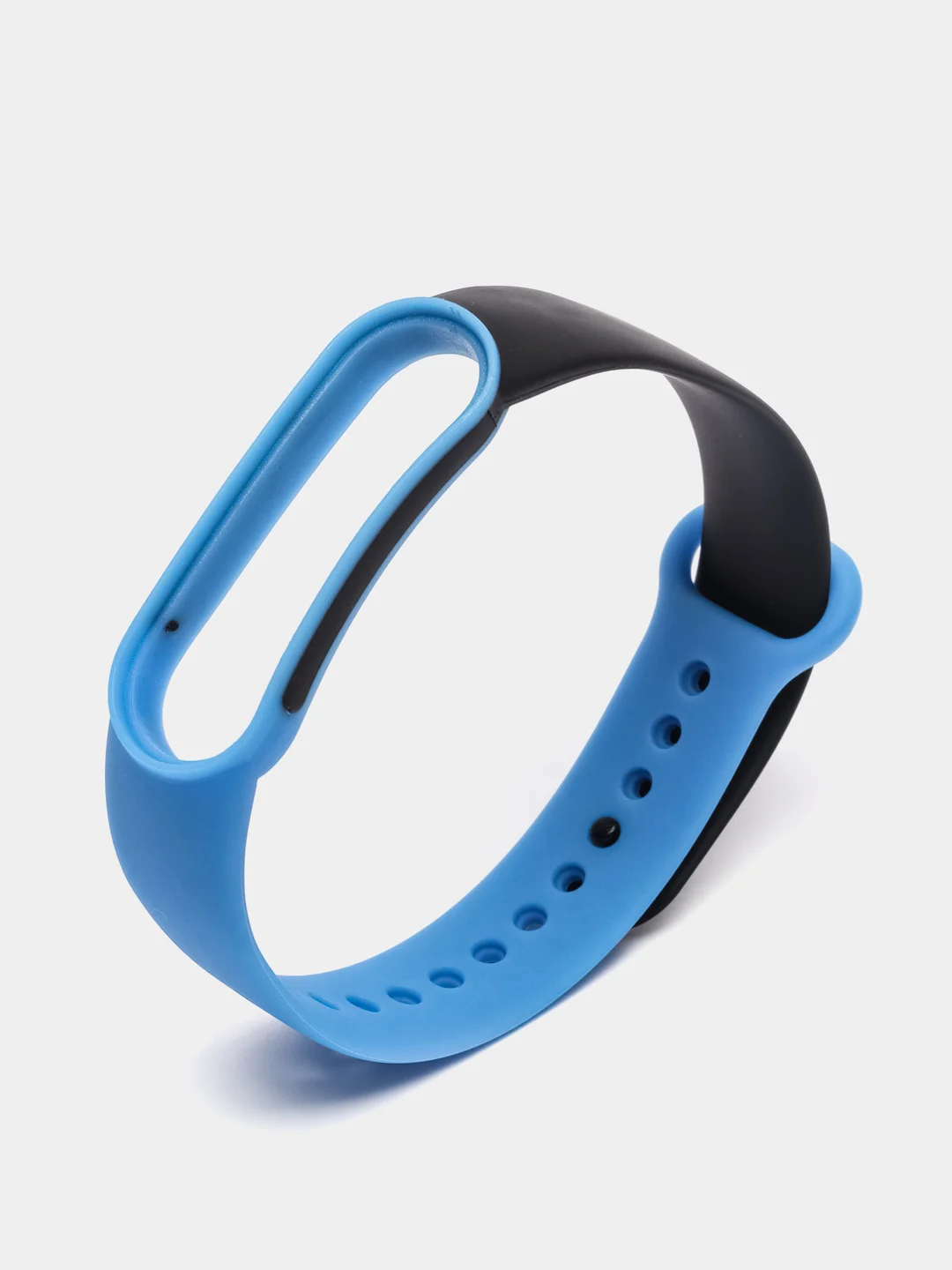 Синий ремешок силиконовый для Xiaomi Mi Band 5, Mi Band 6