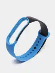 Синий ремешок силиконовый для Xiaomi Mi Band 5, Mi Band 6