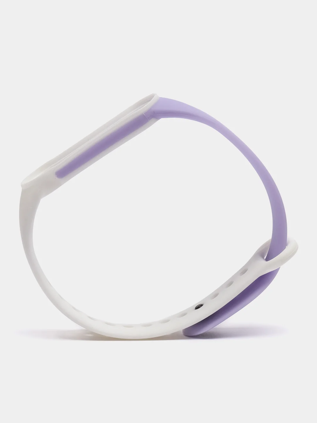 Белый ремешок силиконовый для Xiaomi Mi Band 5, Mi Band 6