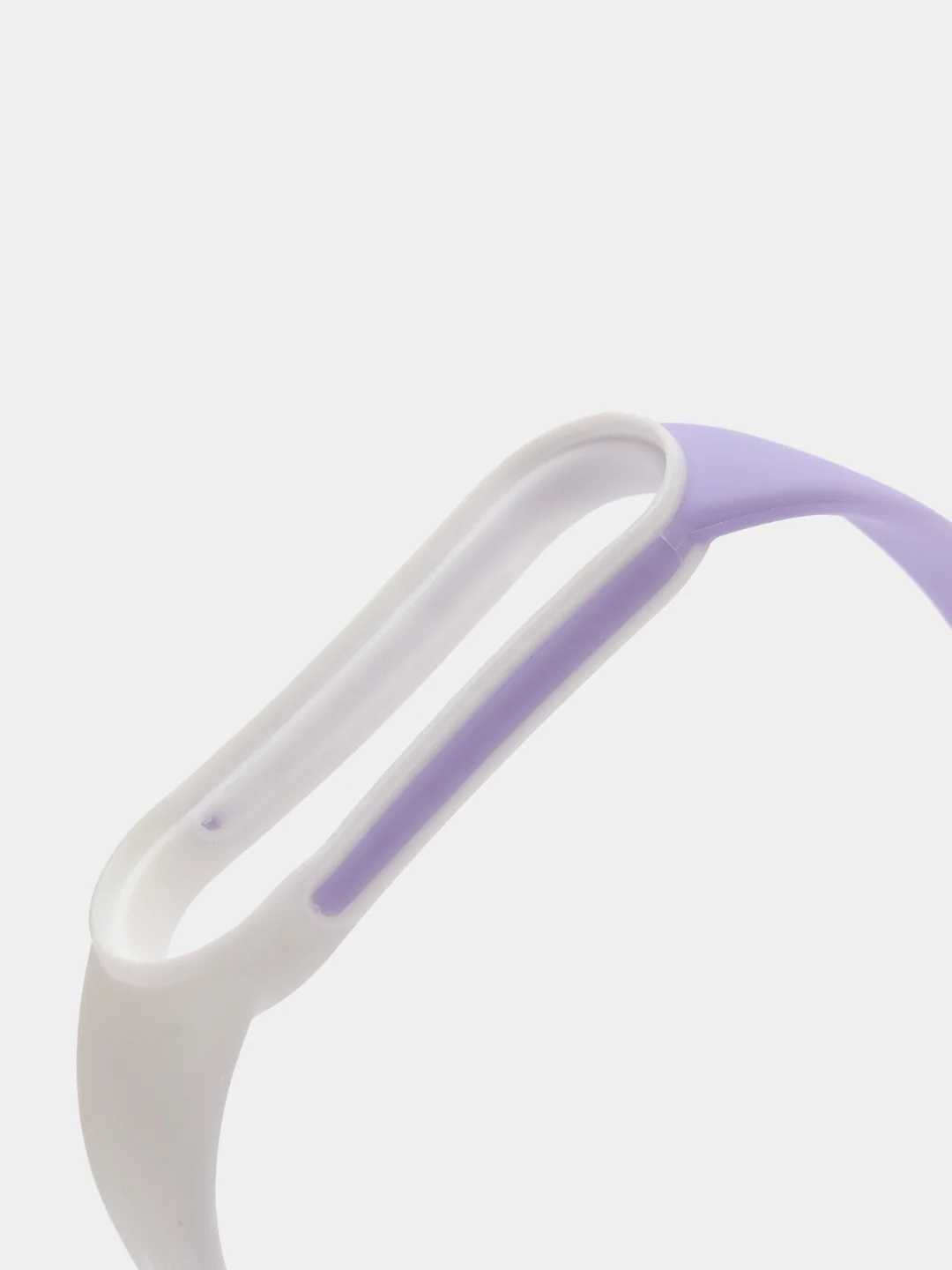 Белый ремешок силиконовый для Xiaomi Mi Band 5, Mi Band 6