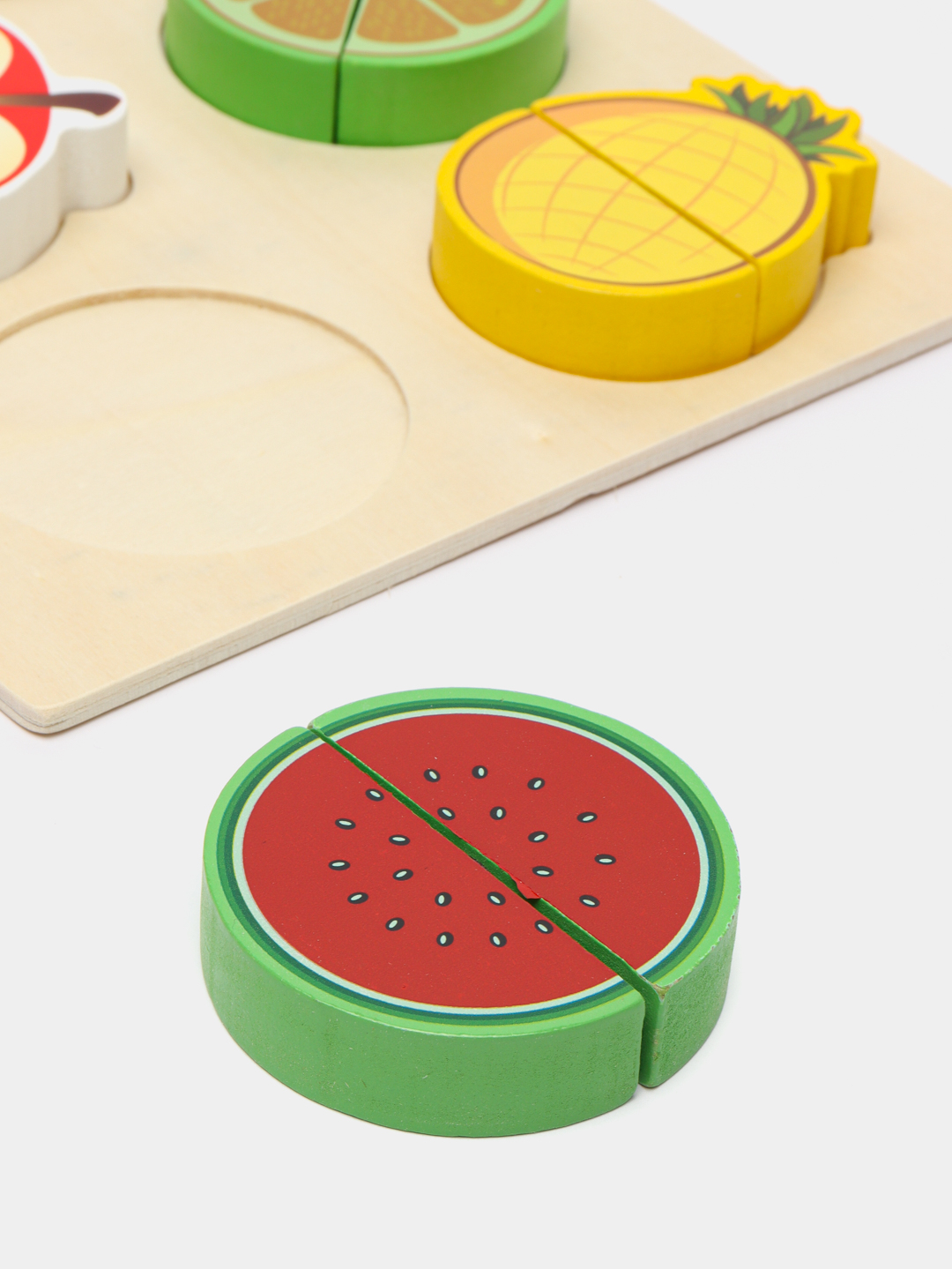 Деревянные нарезные фрукты/овощи, режем продукты на липучках с ножом,  развивающая игра купить по цене 899 ₽ в интернет-магазине Магнит Маркет