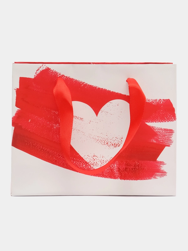 Пакет ламинированный Love, горизонтальный, 15 x 12 х 5,5 см