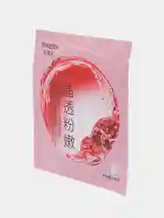 Красный маски для лица с натуральными экстрактами тканевые, 3 вида