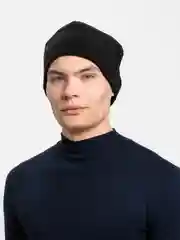Черный шапка флисовая унисекс