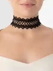 Серебряный чокер на шею / украшение на шею
