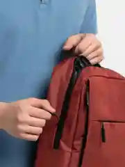 Красный рюкзак с USB портом, унисекс, 20 л