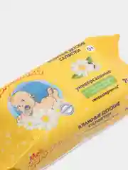 Влажные салфетки, детские,  "Мое солнышко" Универсальные, 70 шт