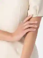 Кольцо винтажное безразмерное "Змея"