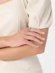 Кольцо винтажное безразмерное "Змея"