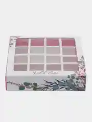 Коробка под 16 конфет с ячейками "With love", 17,7 х 17,7 х 3,8 см