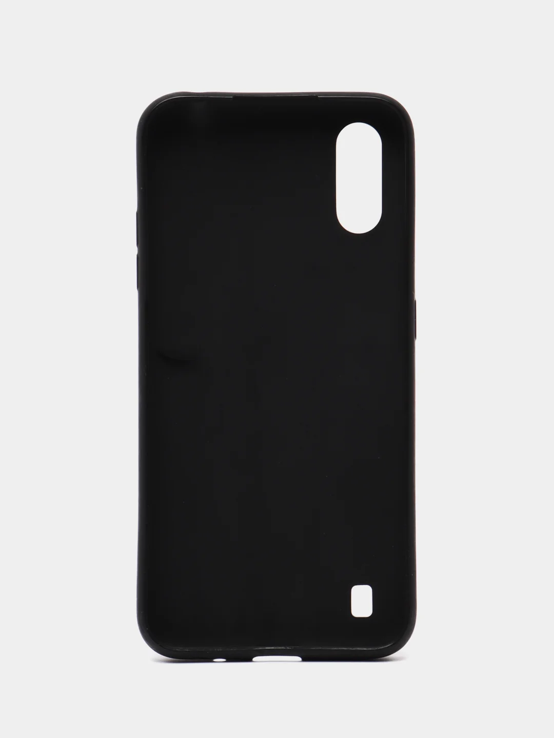 Красный чехол для Samsung A01, под кожу, силиконовый