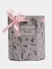 Переноска складная With love for you, в форме шестигранника, 17 х 14,8 х 19,5 см