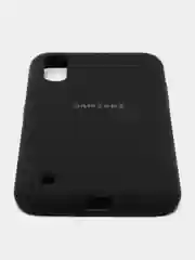 Черный чехол Silicone Case для Samsung A01, силиконовый