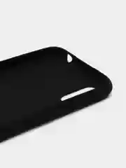 Черный чехол Silicone Case для Samsung A01, силиконовый