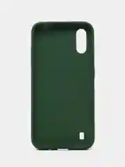 Зеленый чехол Silicone Case для Samsung A01, силиконовый