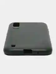 Зеленый чехол для Samsung A01 силиконовый ROCK