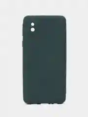 Тёмно-бирюзовый чехол для Samsung A01 Core, силиконовый