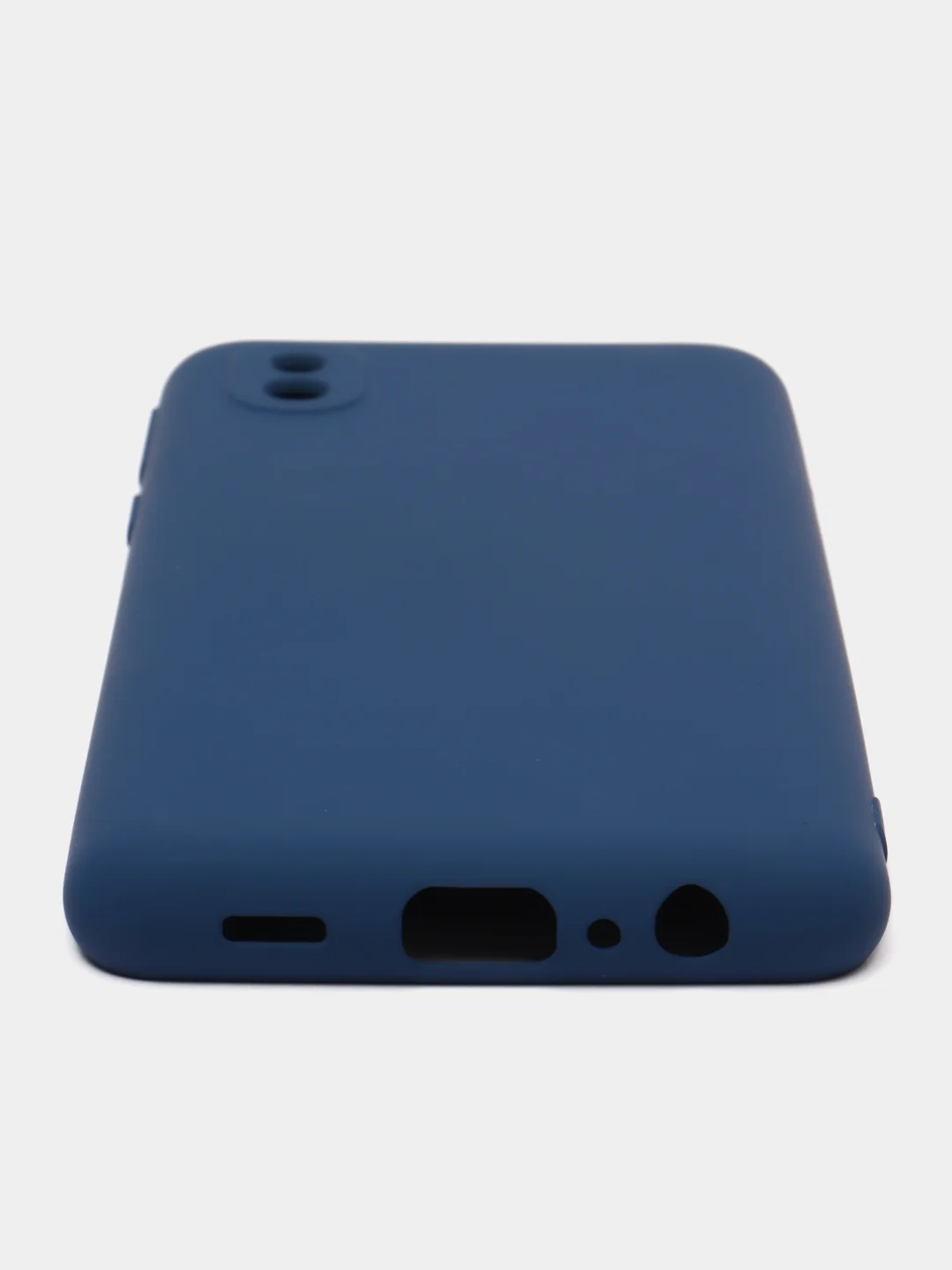 Синий чехол для Samsung A01 Core, силиконовый