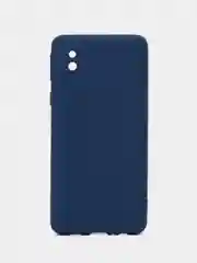 Синий чехол для Samsung A01 Core, силиконовый