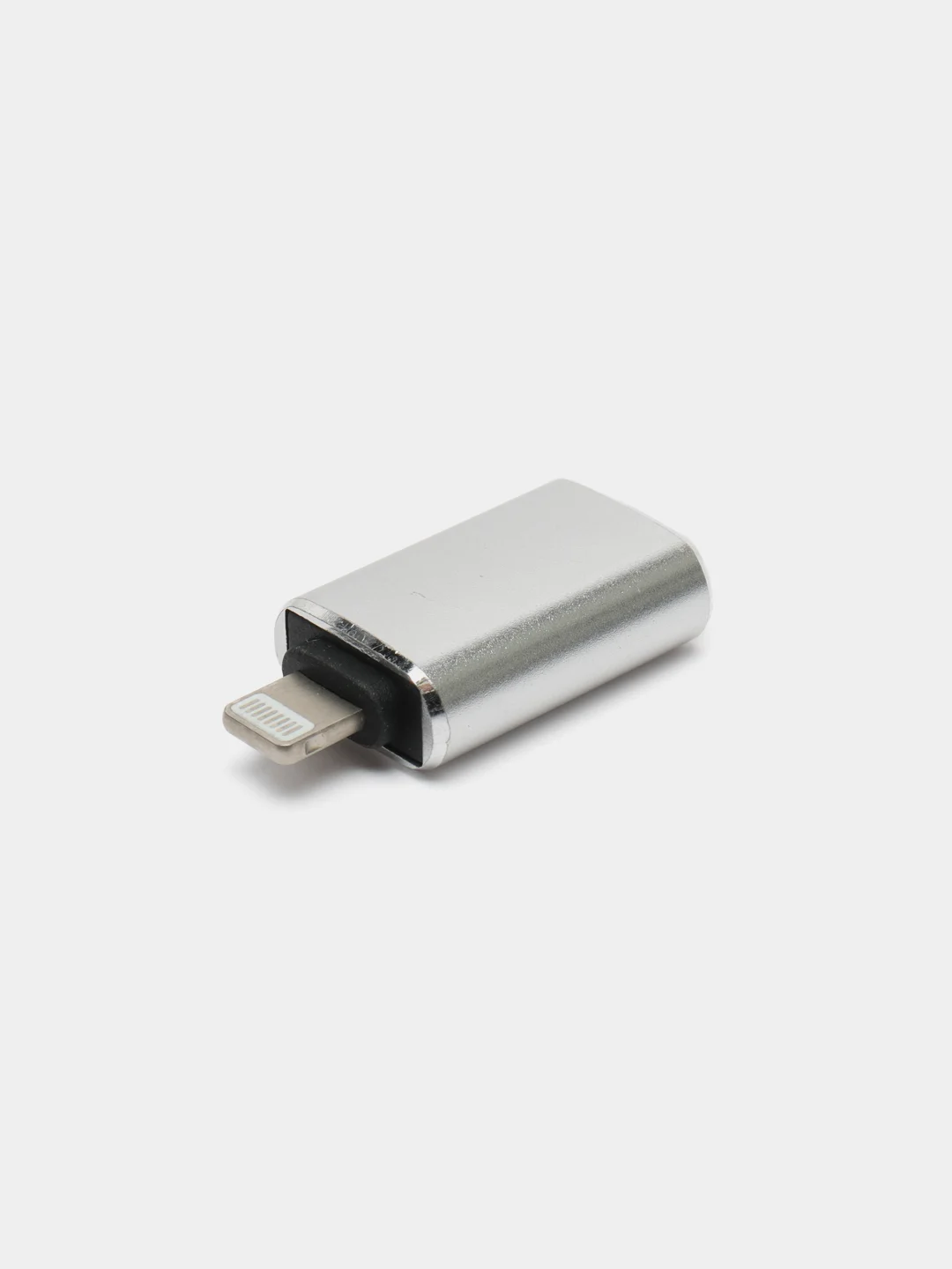 Серый металлик otg переходник Lightning-USB 2.0/3.0