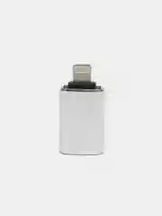Серый металлик otg переходник Lightning-USB 2.0/3.0