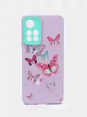 Лавандовый чехол Xiaomi Redmi Note 11 Pro China 11 Pro Max, Редми Нот 11 Про силиконовый, с рисунком